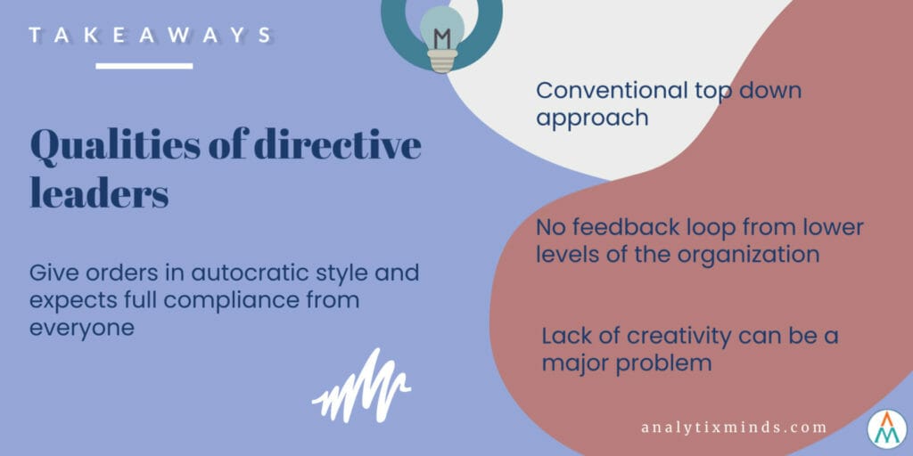 Top qualities of directive leadership