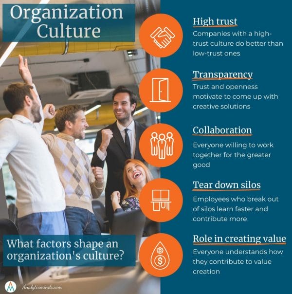 Factors shaping organization culture