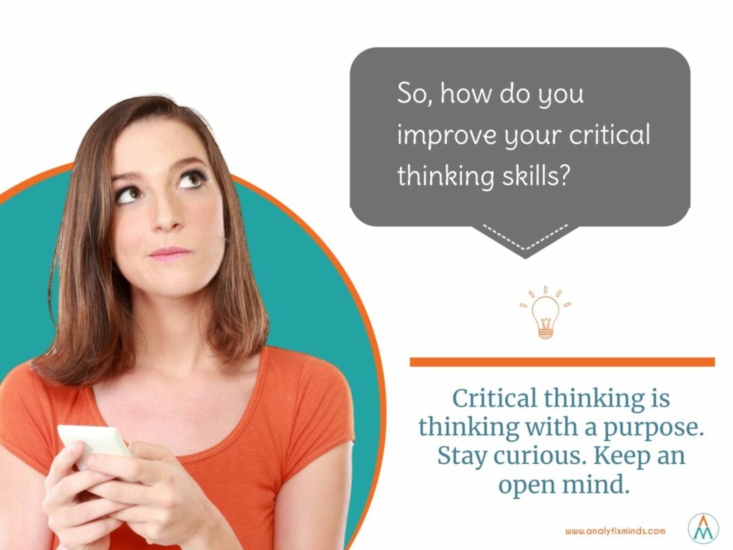 why is critical thinking important in pharmacy
