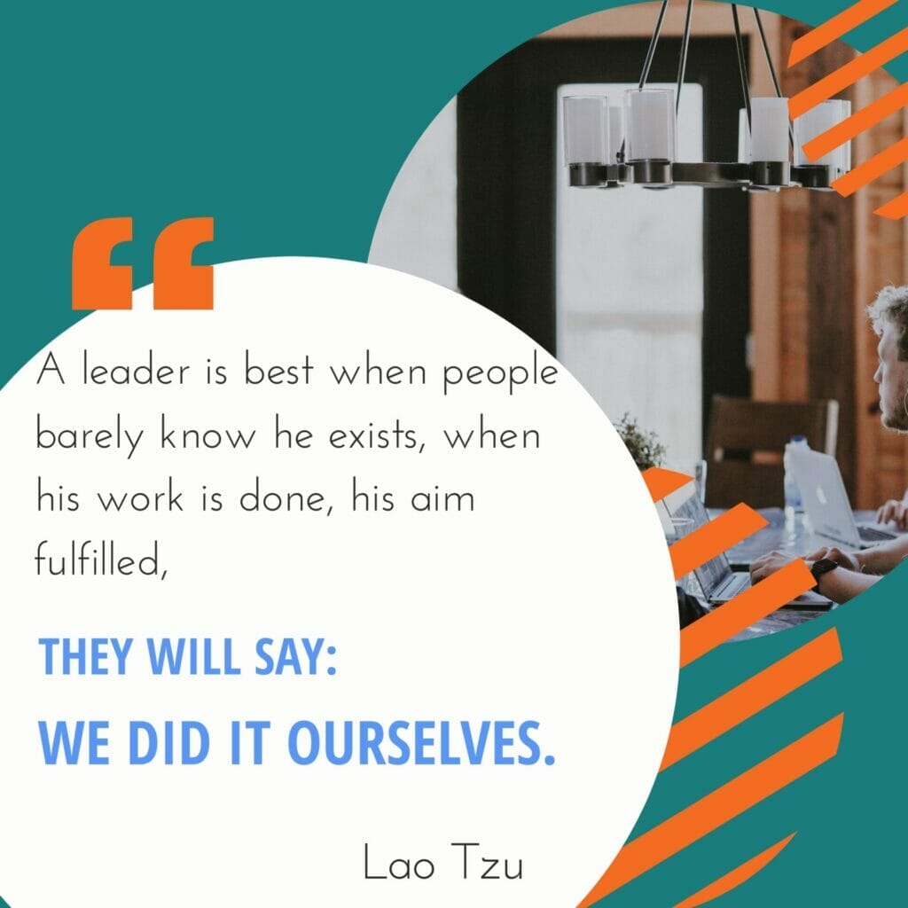 Lao Tzu leadership Quote